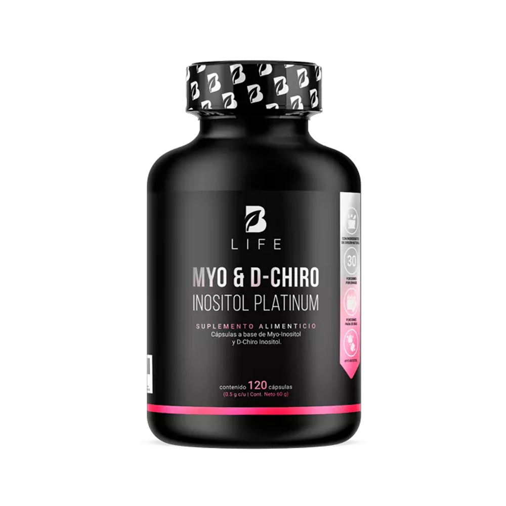 Myo y D-Chiro Inositol Platinum Mezcla de Ratio 40:1 120 Cápsulas